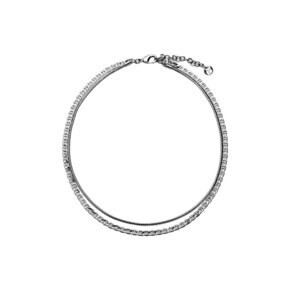 Double Chain Necklace (Silver)