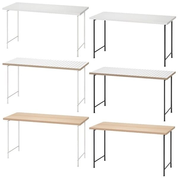 LAGKAPTEN 락캅텐 / SPAND 스펜드 책상 140x60cm/컴퓨터책상/사무용테이블/데스크