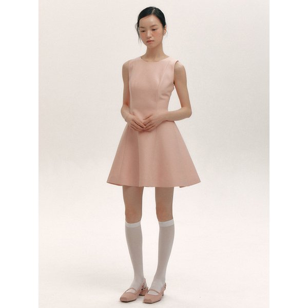 [단독] Bud Sleeveless Dress - Mini(WoolSilk)(2color)