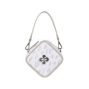 DIAMOND MINI BAG / leopard white