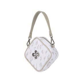 DIAMOND MINI BAG / leopard white