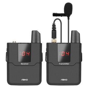 앱코 WMP1 포터블 UHF 무선 송수신기 세트