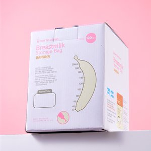 퍼펙션 바나나 변온 모유 저장팩 200ml 120매
