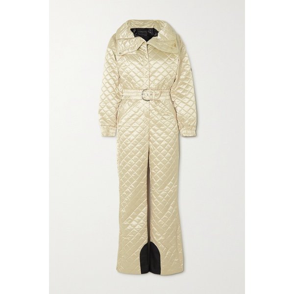 코도바 The Courmayeur Belted Quilted Ski Suit 에크루 24772899113543209