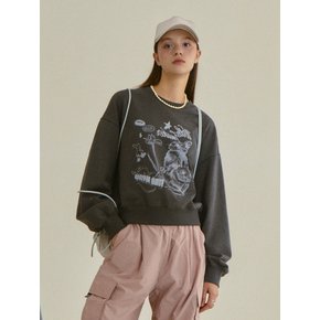 RABBIT GRAPHIC SWEATSHIRT GR