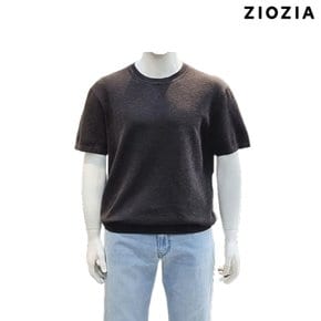 미라쿨 라운드넥 반팔 스웨터 ADF2ER1902_BR