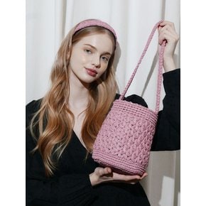 JASMIN BUCKET BAG-DRIED ROSE