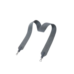 Playful Wide Webbing Strap Melange Grey