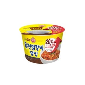 오뚜기 컵밥 춘천닭갈비덮밥 310g x 12개