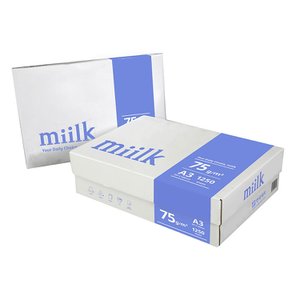 miilk 밀크 A3 복사용지 A3용지 75g 1250매 1BOX