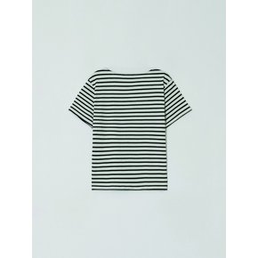 STRIPE COTTON T-SHIRT (2COLOR)