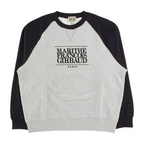 마리떼 CLASSIC LOGO COLOR BLOCK RAGLAN SWEATSHIRT MFG44FSW101-HGY