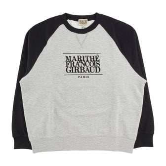  마리떼 CLASSIC LOGO COLOR BLOCK RAGLAN SWEATSHIRT MFG44FSW101-HGY