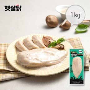 (m)[햇살닭] 더촉촉한 닭가슴살 화이트머쉬룸 100g 10팩