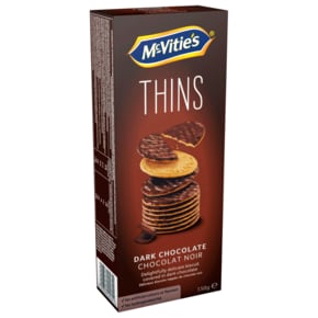 맥비티 McVities 씬 다크 초콜릿 비스킷 150g