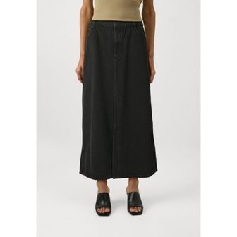 이스퀘어 4959602 Marc OPolo DENIM SKIRTS COLUMN SHAPE - Denim skirt black