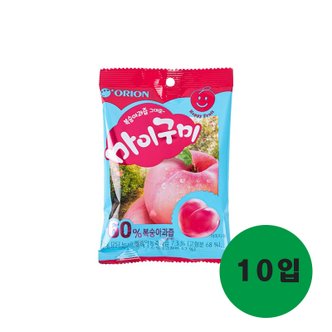  오리온 마이구미 복숭아 1P 79g 10입