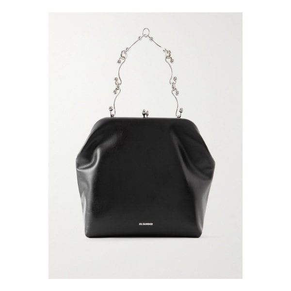 고지 소프트 가죽 숄더 백 블랙 46376663162926445