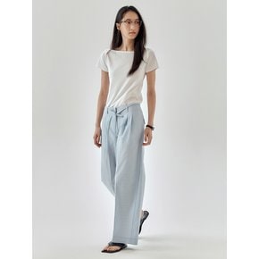 Low-rise Wide Cotton Pants _ 2color