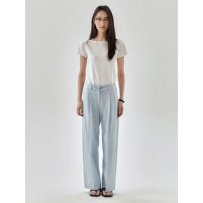 Low-rise Wide Cotton Pants _ 2color