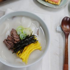 진한 우사골 떡국 (2인분)