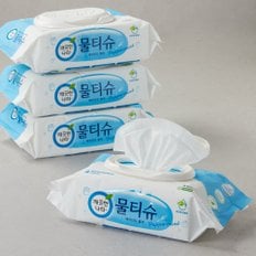 페퍼민트 블루 물티슈(캡) 80매*4입