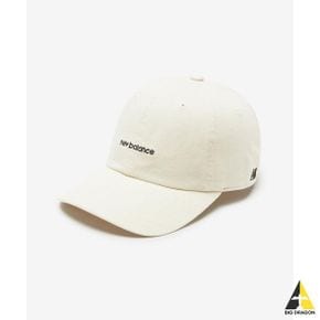 뉴발란스 NBGDEFE502 C-64 LETTER LOGO BALLCAP (CREAM)