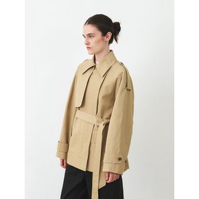 TFF CLASSIC HALF TRENCH COAT_2COLORS