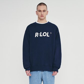 로라로라 [RLOL] (TS-19701) RLOL BASIC SWEATSHIRT NAVY