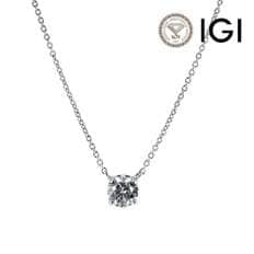 IGI 1.09ct D VVS2 18k 랩다이아몬드 1캐럿 4프롱 펜던트