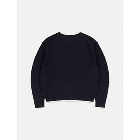 GREEN Knit Sweater Navy