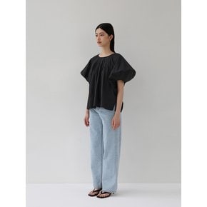 Pintuck baie blouse_black