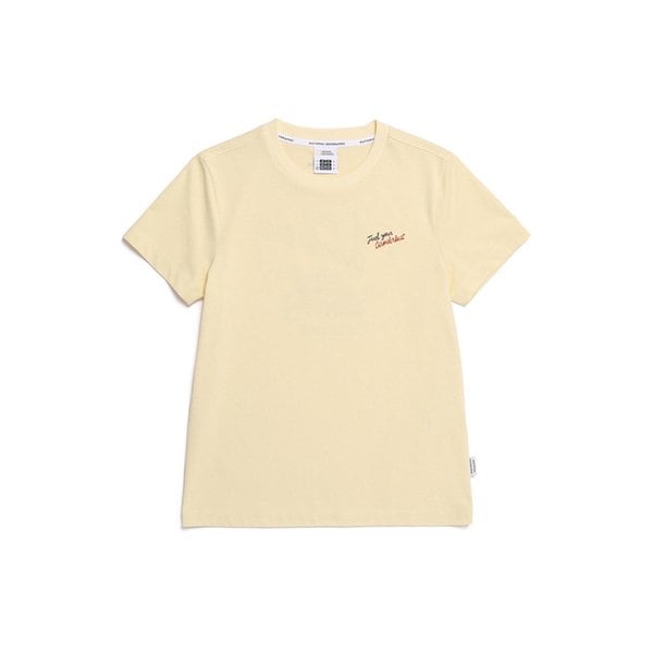 N252WTS950 여성 오비스 베이직핏 반팔 티셔츠 BUTTER