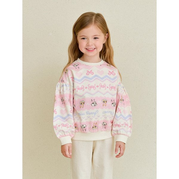 [디즈니]미스버니 플라워자가드맨투맨티셔츠