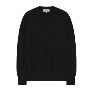 Essential Crew Neck Knit (Black)