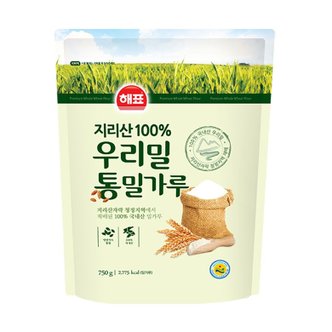 해표 [푸른들마켓][해표] 우리밀통밀가루750g