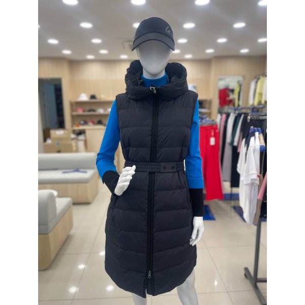 [여주점] 여성 후드 다운 롱베스트 GO422LWVO3 BLCK