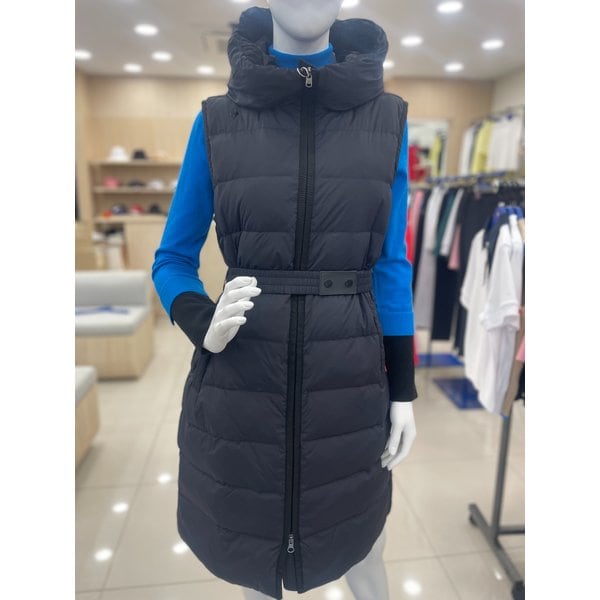 [여주점] 여성 후드 다운 롱베스트 GO422LWVO3 BLCK
