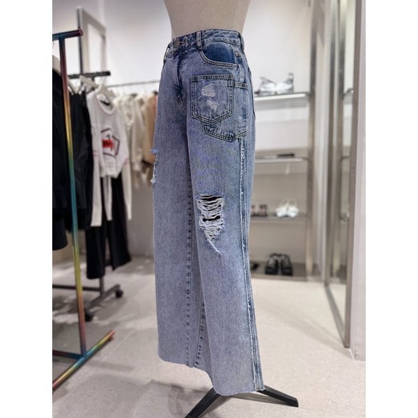[여주점] 디스트로이드 와이드 데님 팬츠 ES2DP963