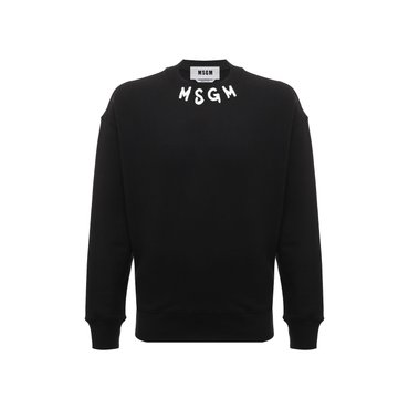 MSGM 엠에스지엠 브러쉬드 로고 맨투맨 3640MM119 247000 99 긴팔 티셔츠