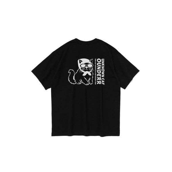UNKNOWN SECRET HALF CAT 반팔티셔츠 (블랙)