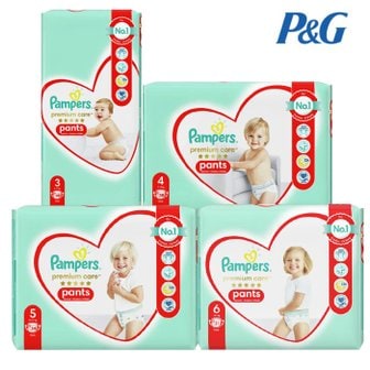 팸퍼스 유럽산 팸퍼스 프리미엄케어 기저귀  팬티 3단계 4단계  5단계  6단계  pampers 바우처