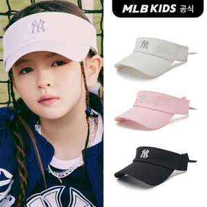 MLB키즈 (공식)24SS 에슬레저 리본 썬캡 (3color)7FSCA0143