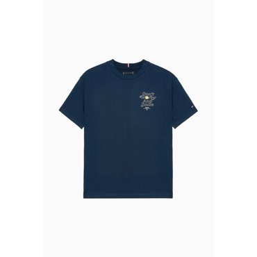 타미힐피거키즈 25/SS  T42F1KKO830BT1  스마일 그래픽 티셔츠 3컬러(네이비,화이트,오렌지)