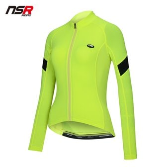 NSR 플래시 하이-비즈 긴팔 저지 여성 FLASH HIGH-VIS LS JERSEY WOMEN 자전거용 긴팔 져지