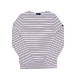 6870 NATUREL NEIGE 메르디앙 모던 스트라이프 공용 긴팔티