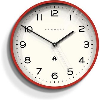  영국 뉴게이트 벽시계 GATE Echo Number Three A modern wall clock with a minimalist graphic