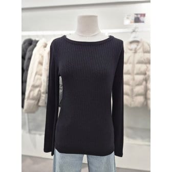 프로젝트엠 [여주점] 여성 보트넥 긴팔티(EPF4TR2504)