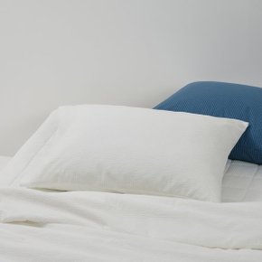 코튼 블렌디드 서커 베개커버_70X50cm_화이트 J605204000201