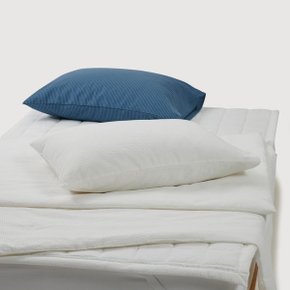 코튼 블렌디드 서커 베개커버_70X50cm_화이트 J605204000201